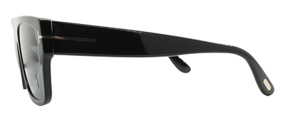 Tom Ford TF 907 01V Black Square Sunglasses 55mm