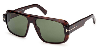 Tom Ford TF1101 52N Tortoise Shell Square Sunglasses 58mm