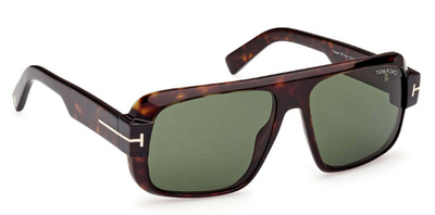 Tom Ford TF1101 52N Tortoise Shell Square Sunglasses 58mm