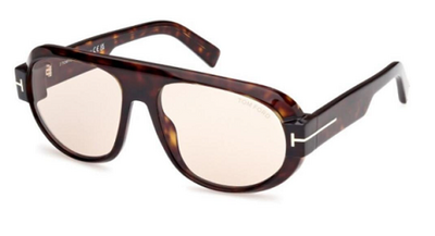 Tom Ford TF1102 Eco 52E Sunglasses Brown Bone Frame