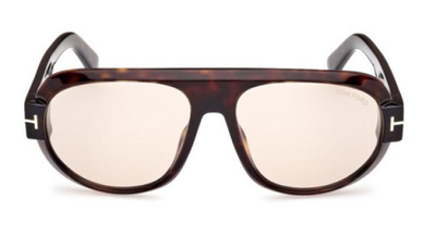Tom Ford TF1102 Eco 52E Sunglasses Brown Bone Frame