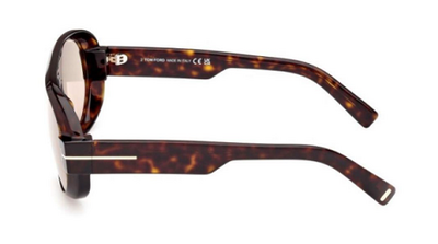 Tom Ford TF1102 Eco 52E Sunglasses Brown Bone Frame