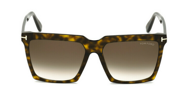 Tom Ford TF764 52K Brown Gradient Square Sunglasses