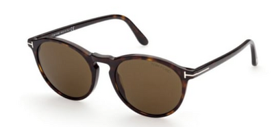 Tom Ford TF904 52J Brown Havana Square Sunglasses 50mm