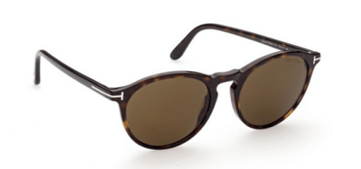 Tom Ford TF904 52J Brown Havana Square Sunglasses 50mm