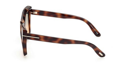 Tom Ford TF920 53P Gradient Lens Bone Pattern Sunglasses