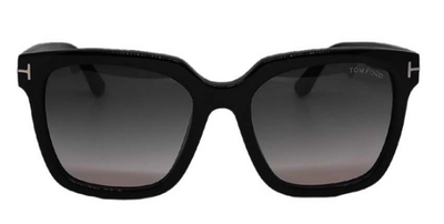 Tom Ford TF952 01B Black Square Gradient Sunglasses 55mm