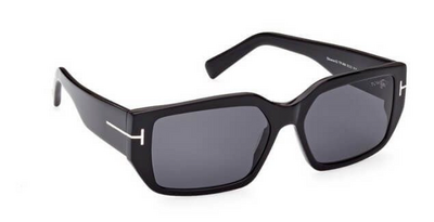 Tom Ford TF989 01A Black Square Sunglasses 56mm