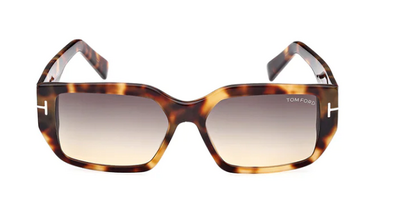Tom Ford TF989 55B Brown Gradient Square Sunglasses 56mm