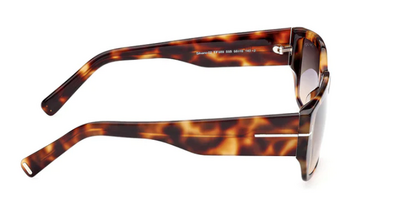 Tom Ford TF989 55B Brown Gradient Square Sunglasses 56mm