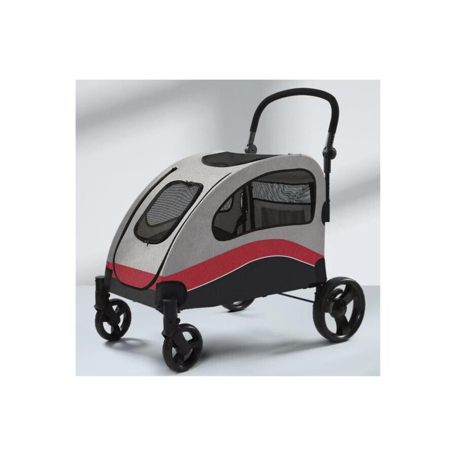 Tommy Pet Stroller Red Large Capacity 90x73x108 cm