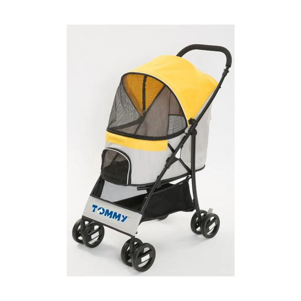 Tommy Pet Stroller Yellow Durable Oxford Fabric 67x47x98cm