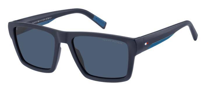 Tommy Hilfiger TH 2324/S Classic Blue Square Men's Sunglasses 56mm