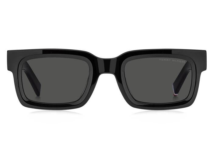 Tommy Hilfiger TH 2368/S Classic Black Men's Sunglasses 49mm