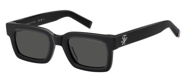 Tommy Hilfiger TH 2368/S Classic Black Men's Sunglasses 49mm