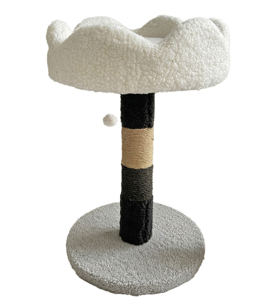 Tommy Multi-Color Cat Scratching Post with Terrace 40x40x60 cm