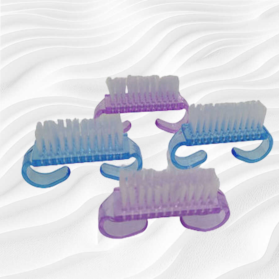 Claris Mini Nail Brush Set for Deep Cleaning 4 Pieces