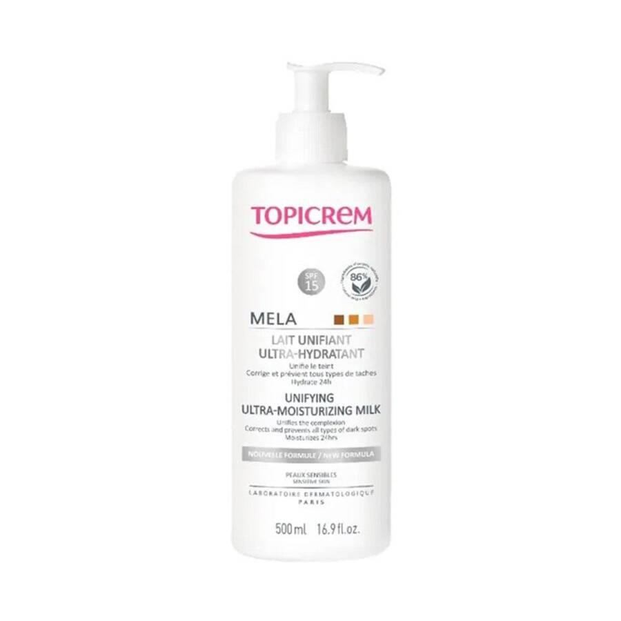 Topicrem Mela Ultra-Moisturizing Body Milk for Uneven Tone 500 ml