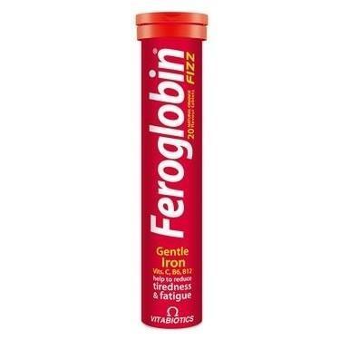 Vitabiotics Feroglobin Fizz 20 Tablet - Iron &amp; Multivitamin Supplement for Adults and Teenagers Vitabiotics Feroglobin Fizz - Best Iron &amp; Multivitamin Supplement iron supplement, multivitamin for adults, effervescent tablets, vitamin C supplement, zinc supplement, vitamin B12 supplement, dietary supplement, health and wellness, nutrition for teenagers, adults health supplement