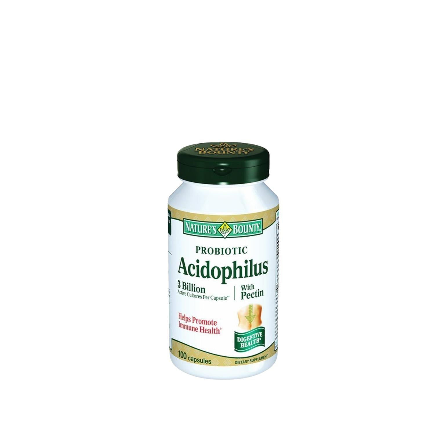 Nature&#39;s Bounty Probiotic Acidophilus Capsules: Support Digestive &amp; Gut Health, 100 Count - Probiotic Supplement for Optimal Intestinal Flora Nature&#39;s Bounty Probiotic: Digestive &amp; Gut Health Support Probiotic Acidophilus, Probiotic supplement, Digestive health, Gut health, Acidophilus capsules, Probiotics, Healthy gut microbiome, Intestinal flora, digestive support, gut flora, acidophilus, probiotic, supplements, digestive balance, intestinal health, gut bacteria, digestive aid, bloating relief, gas relief