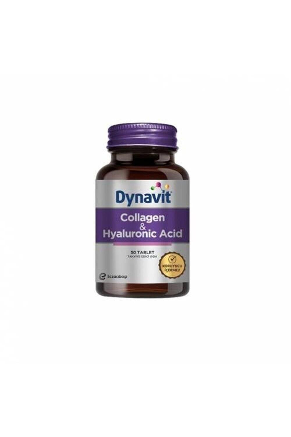 Dynavit Collagen Hyaluronic Acid 30 Tablets - Supports Skin Elasticity & Joint Health - image 2
