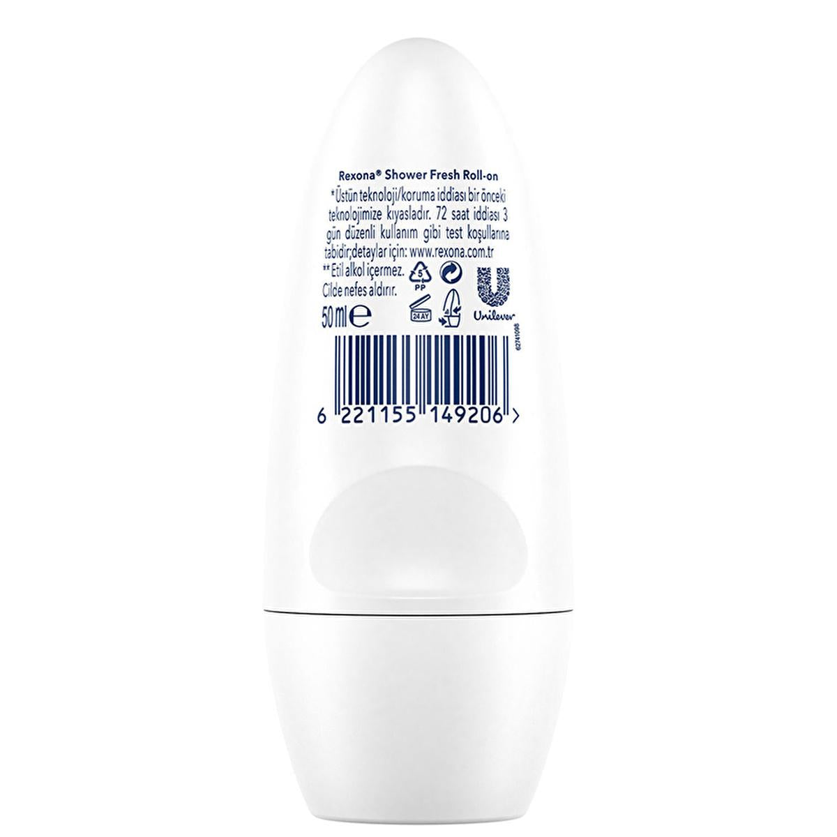 Rexona Shower Fresh Roll-On Deodorant - 72 Hour Odor &amp; Wetness Protection for Women | Long Lasting Antiperspirant Rexona Shower Fresh Roll-On: 72-Hour Deodorant Protection roll on deodorant, 72 hour deodorant, shower fresh deodorant, womens deodorant, long lasting deodorant, odor protection, wetness protection, antiperspirant deodorant, deodorant, antiperspirant, women&#39;s hygiene, body odor, sweat protection, all-day freshness, active women, hygiene, odor control, continuous protection, refreshing scent, con