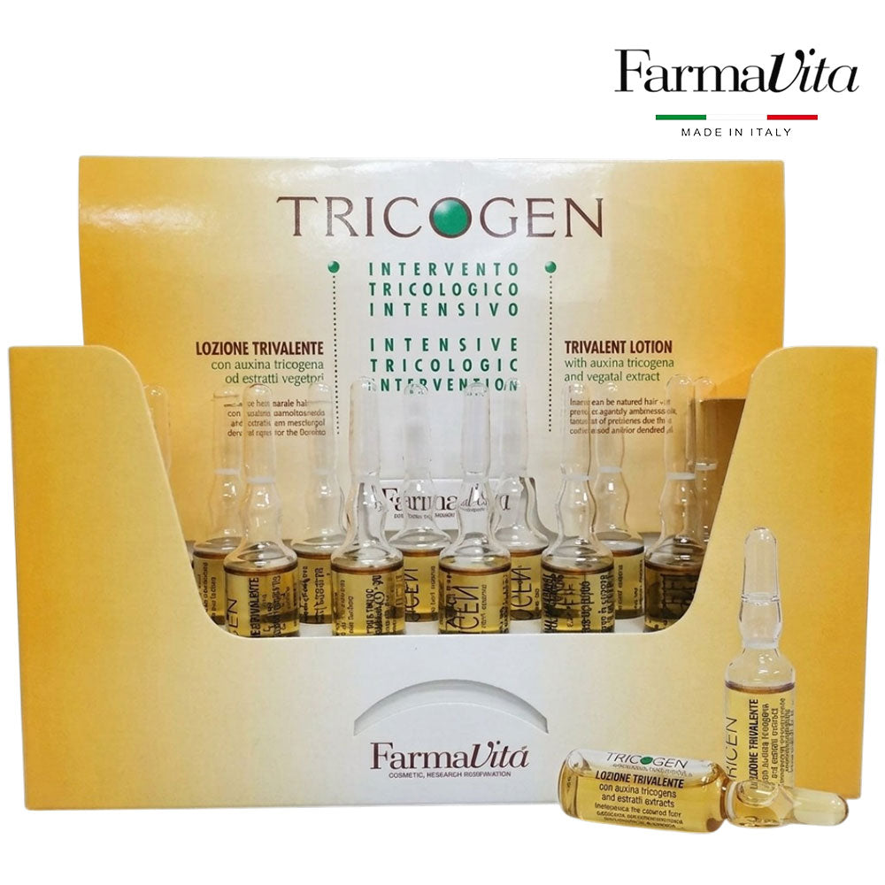 Farmavita Tricogen Hair Lotion Ampoules for Scalp Care 12x8ml