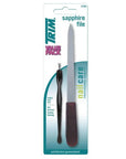 Tepe Trim 979Rl Sapphire Nail File with Cuticle Pusher Set