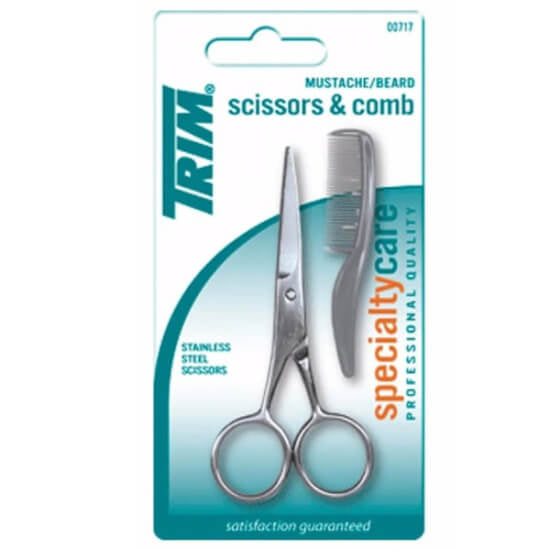 Vivachek Trim Mustache Scissors 10620B for Precision Grooming