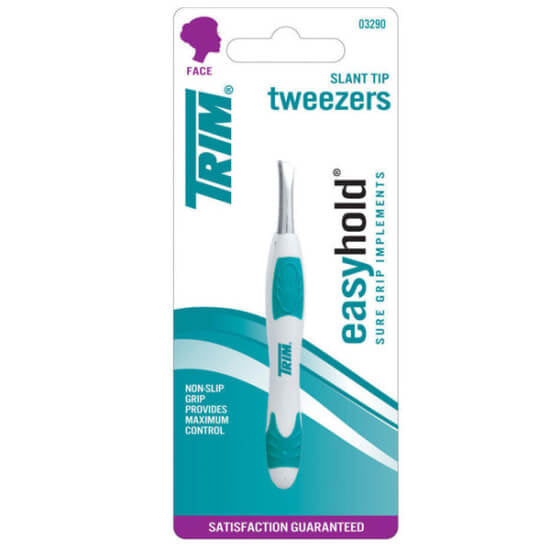 Trim Easy Hold Tweezers with Non-Slip Grip, 1 Count