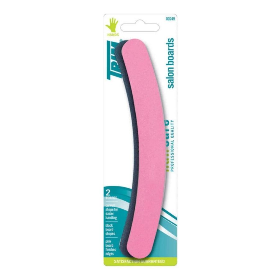Trim Pink Emery Board for Smooth Nail Shaping 1 Count