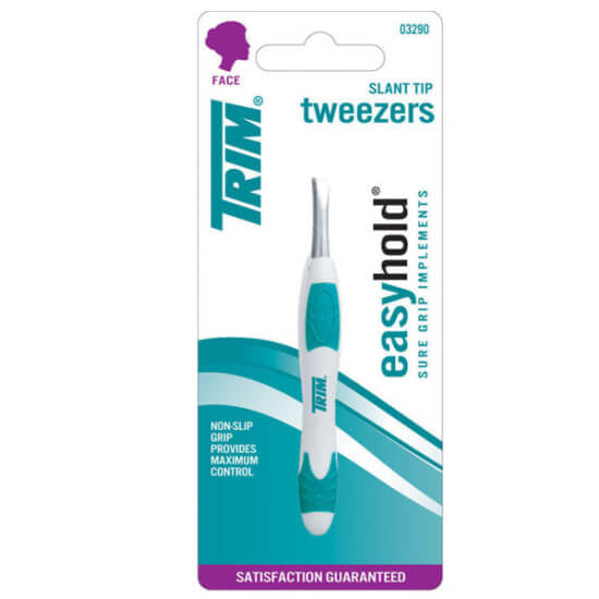 Trim Easy Hold Tweezers with Non-Slip Grip, 1 Count