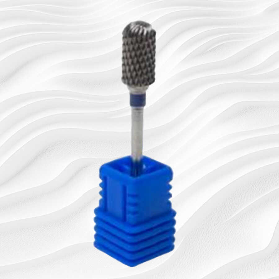 Trina Carbide Nail Drill Bit No: 07 Oval Blue Tip