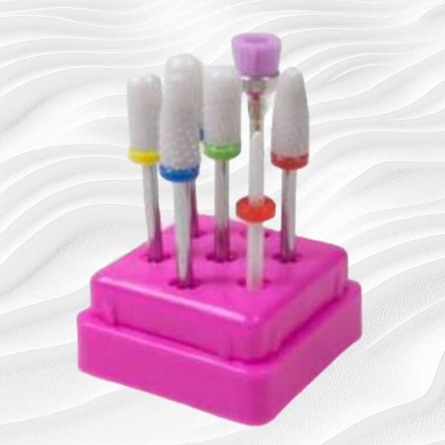 Trina Freeze Drill Bit Set for Manicures 7 Pieces No. 03