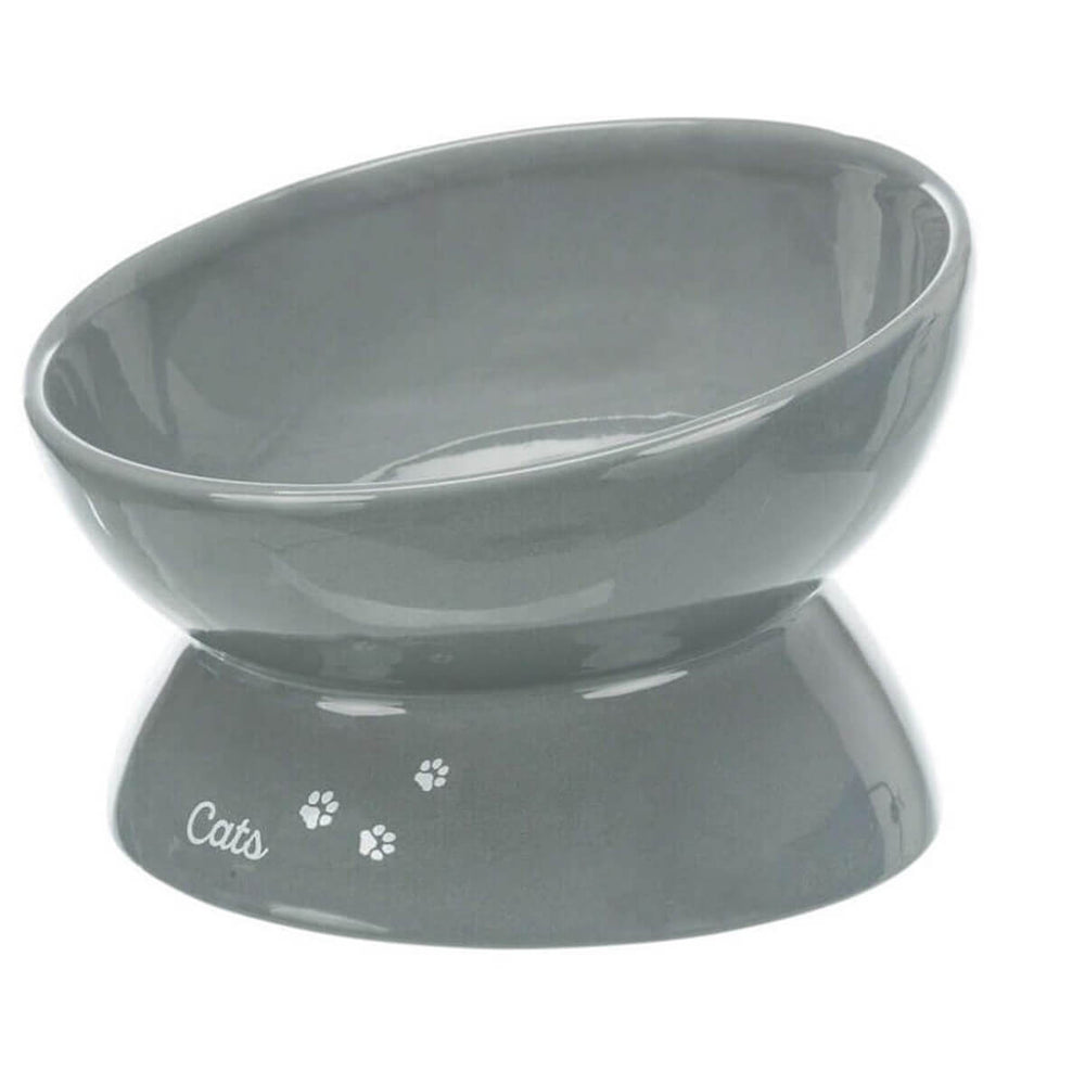 Trixie Elevated Ceramic Large Cat Bowl for Food and Water 0.35L
