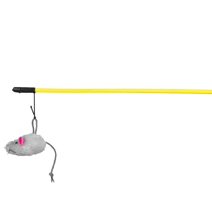 Trixie Mouse Wand Cat Toy Interactive Play Wand 50 cm