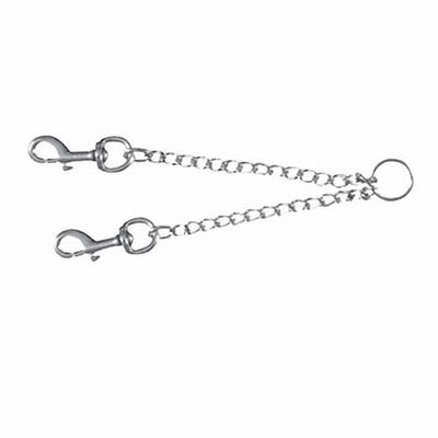 Trixie Dual Dog Leash Coupler Chrome Plated 42cm