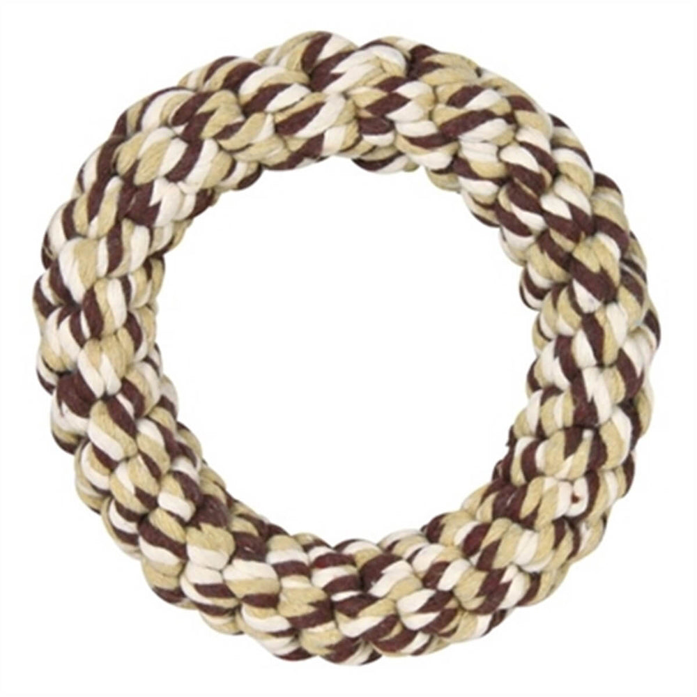 Trixie Cotton Rope Ring Dog Toy for Dental Care 14 cm