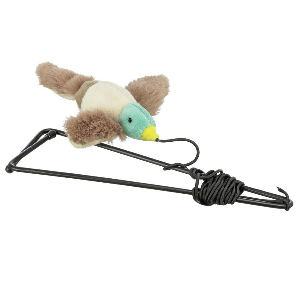 Trixie Plush Bird Door Frame Cat Toy for Active Play 175 cm
