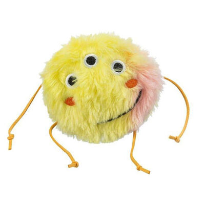 Trixie Catnip Plush Cat Toy Vibrant Orange & Yellow 10cm