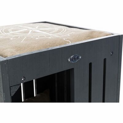 Trixie Cat Play House Anthracite Grey & Sand Beige 36x51x36cm