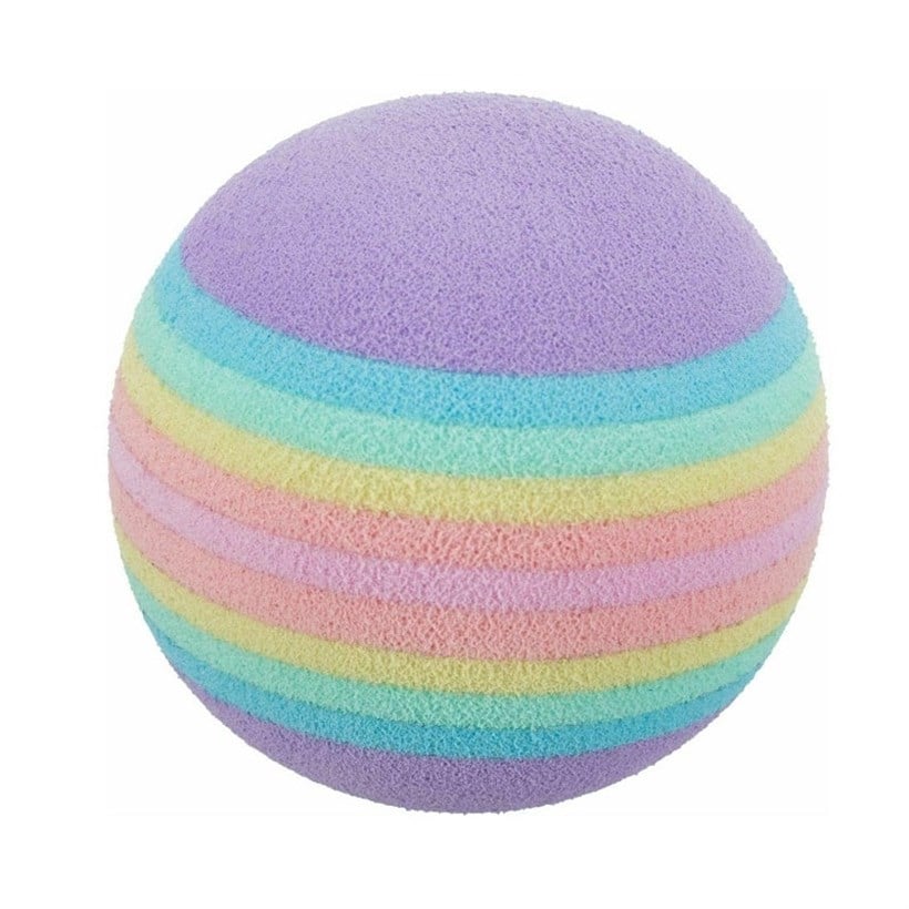 Trixie Colorful Sponge Cat Toy Balls for Active Play 3.5cm 4-Pack