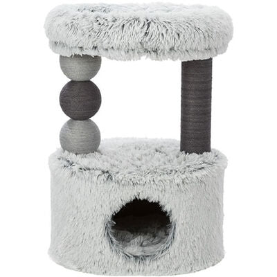 Trixie Cat Scratching Post and Bed Plush Gray 73 cm