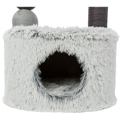 Trixie Cat Scratching Post and Bed Plush Gray 73 cm