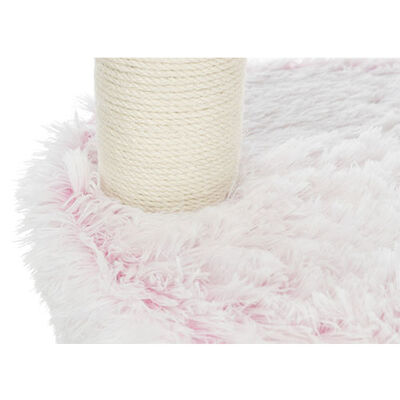 Trixie Cat Scratching Post and Bed White & Pink 73 cm