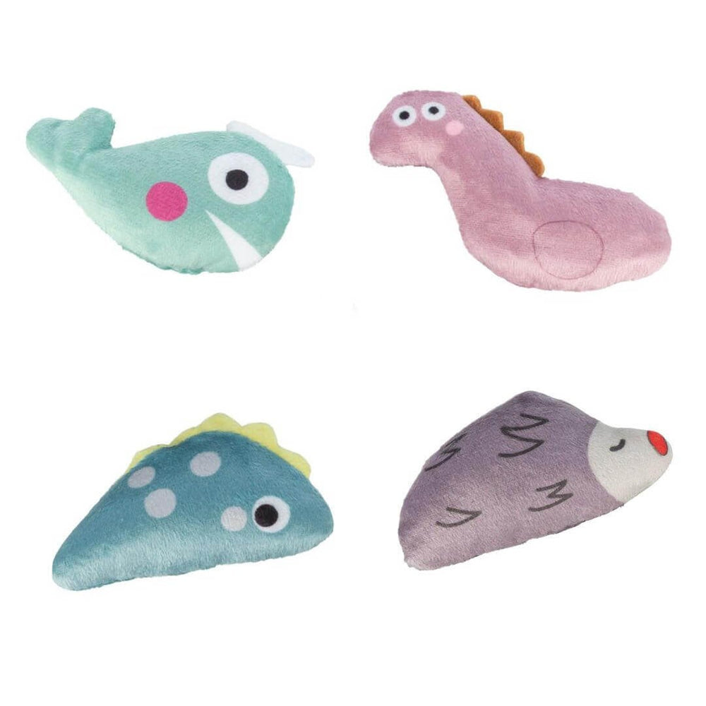 Trixie Plush Mini Animals Catnip Toy with Rustle Effect 9 cm