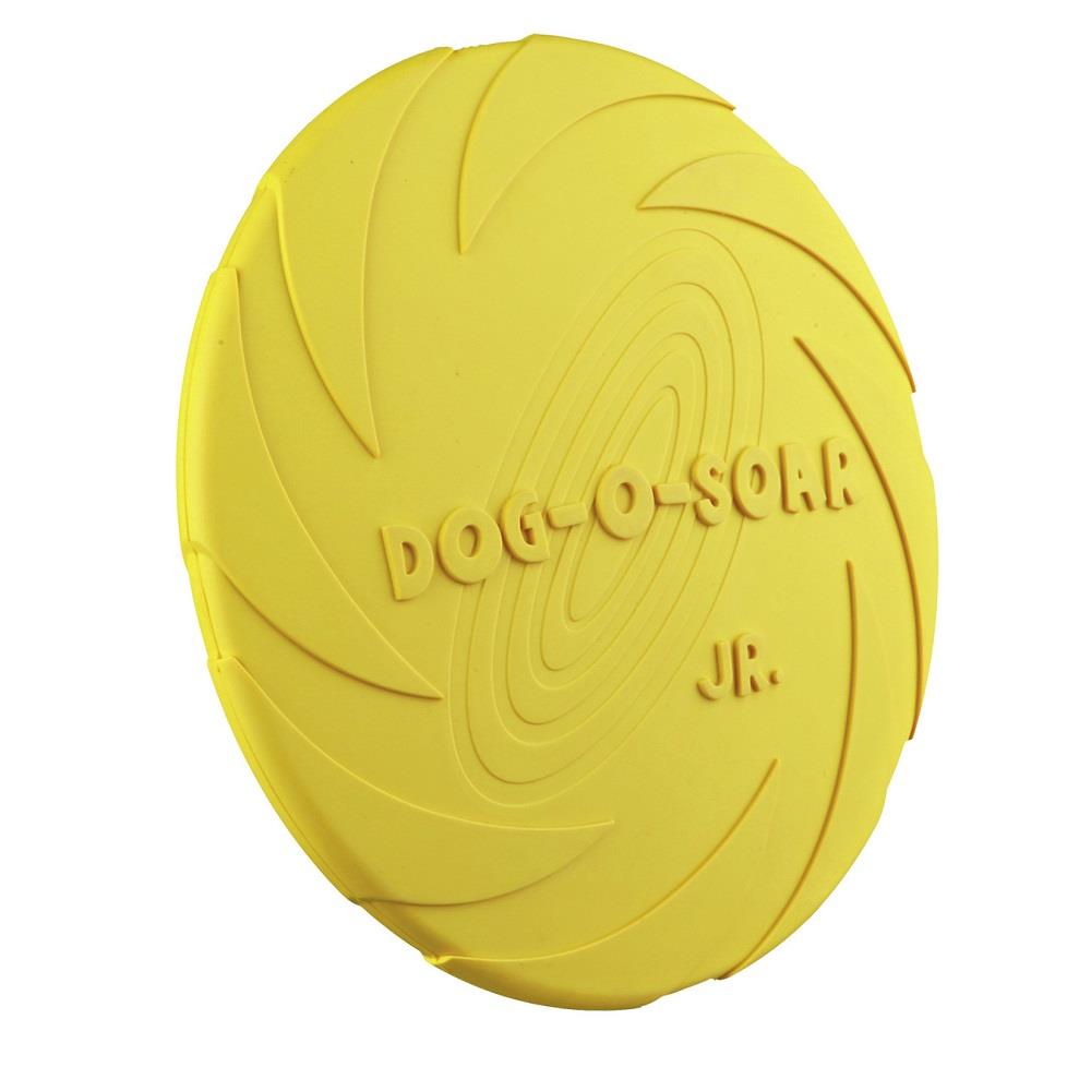 Trixie Dog Disc Aerodynamic Fetch Toy Lemon Green 15cm
