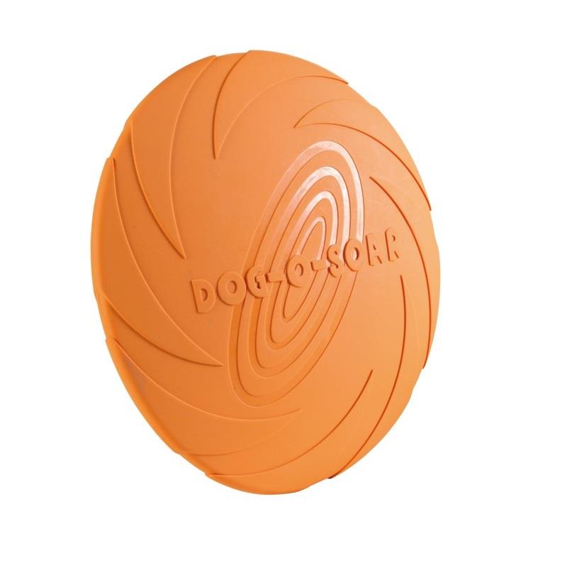 Trixie Dog Flying Disc Aerodynamic Fetch Toy Orange 22cm