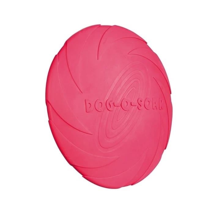 Trixie Dog Disc High Visibility Flying Toy Pink 24cm