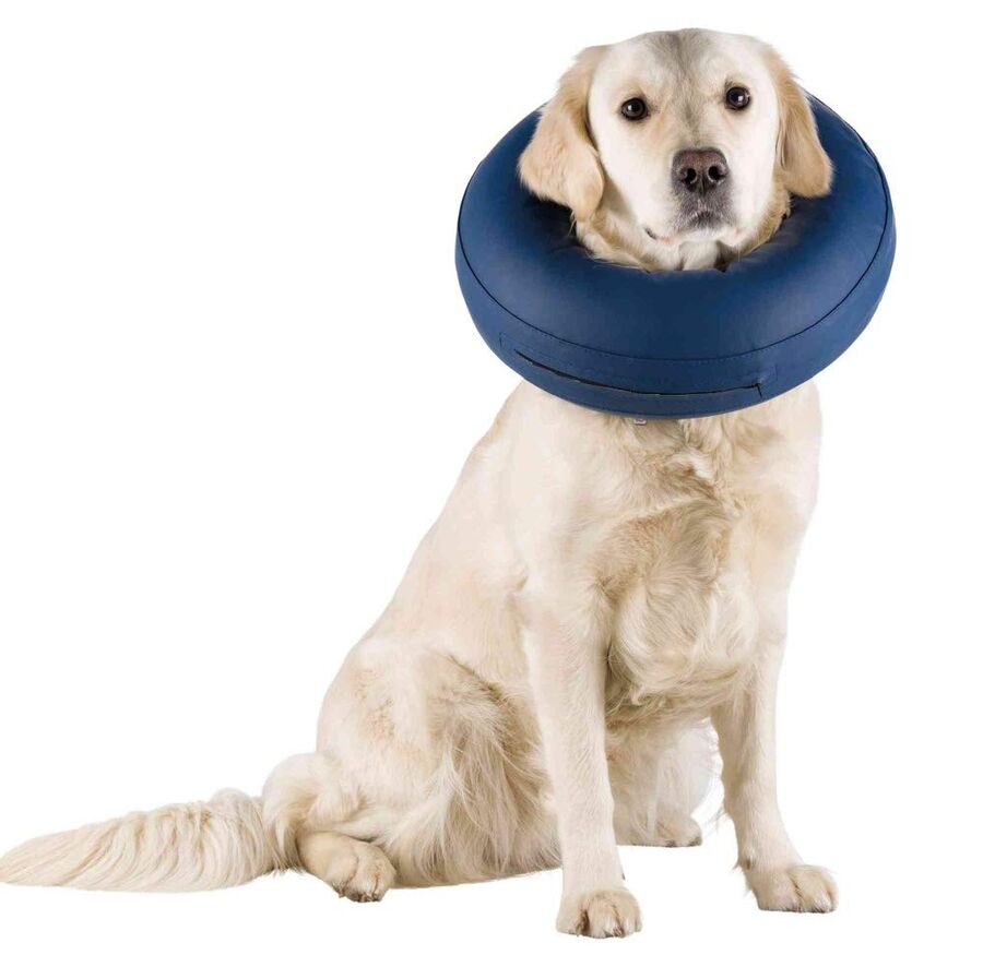 Trixie Inflatable Protective Dog Collar Blue XS 20-24cm